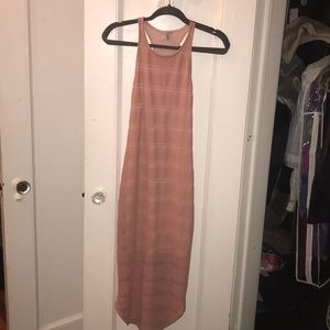 ecoté rose pink bodycon dress